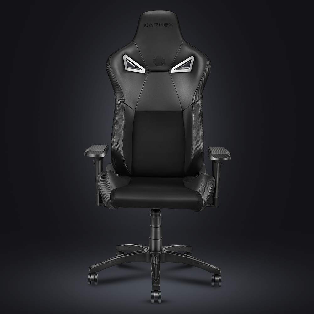 KARNOX BLACK GAMING CHAIRS / LEGEND - BK - Ergonomic/High-back with Pillow & Lumbar Support