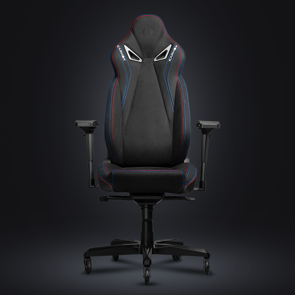 Black Gaming Chair ASSASSIN GHOST Ergonomic/High-back with Pillow & Lumbar Support 