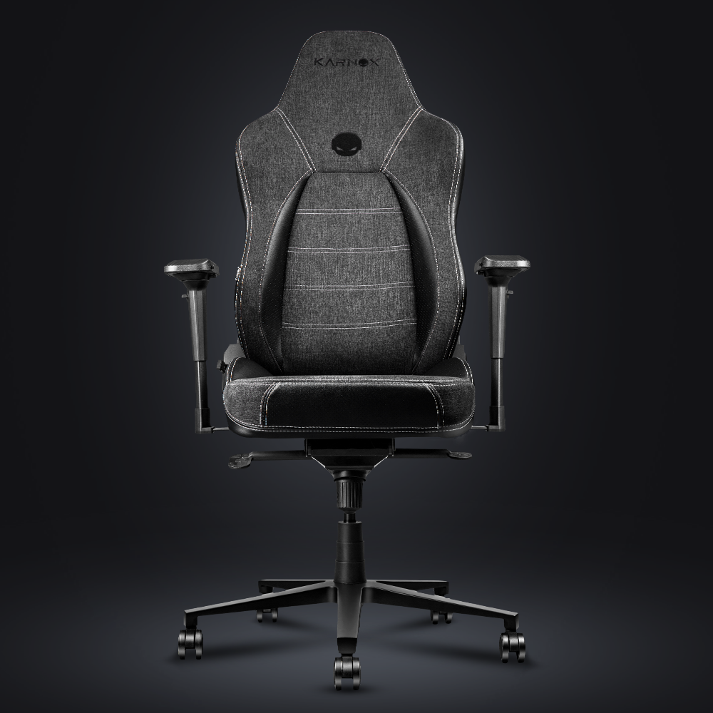Karnox Defender black gaming chair - Ergonomic/High-back with Pillow & Lumbar Support