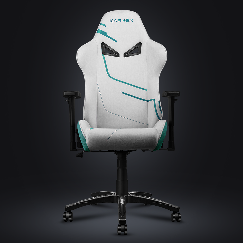 KARNOX HERO white gaming chair - Ergonomic/High-back with Pillow & Lumbar Support
