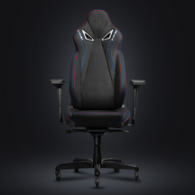 Black Gaming Chair ASSASSIN GHOST Ergonomic/High-back with Pillow & Lumbar Support 